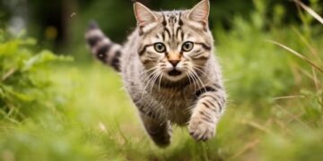 La importancia del ejercicio físico para evitar el sobrepeso en los gatos