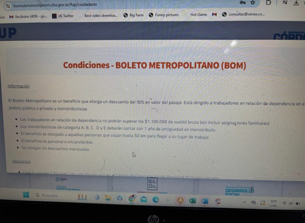 Más de 1000 personas ya se inscribieron para acceder al Boleto Metropolitano Más de 1000 personas ya se inscribieron para acceder al Boleto Metropolitano