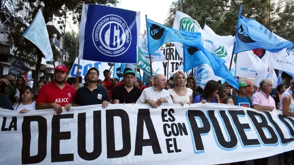 Los gremios se movilizan ante la llegada de Milei a Córdoba