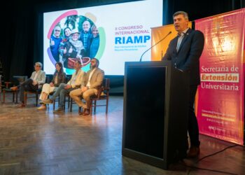 Passerini en un congreso de adultos mayores preventores