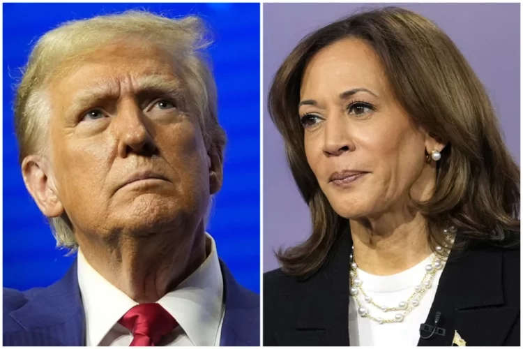 Harris se posiciona como líder feminista y ataca a Trump