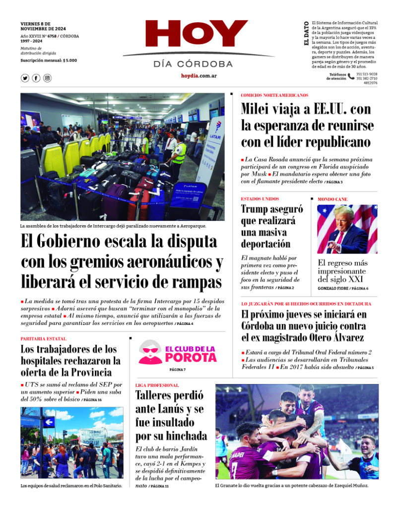 Portada 8.11.2024