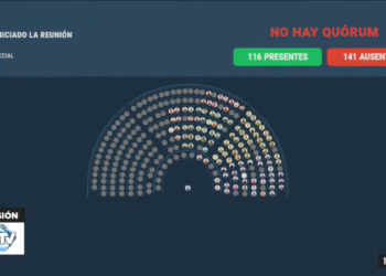 Se cayó la sesión extraordinaria por falta de quórum