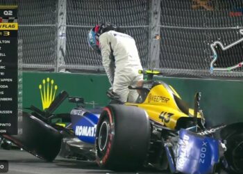 Colapinto chocó y puso en duda su participación en el GP de Las Vegas