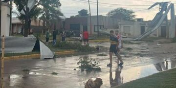 Dos niños fueron hospitalizados por los destrozos que ocasionó el fuerte temporal