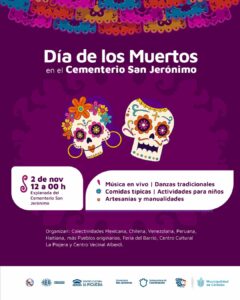 El Cementerio San Jerónimo celebra el Día de los Muertos con shows, gastronomía y ferias