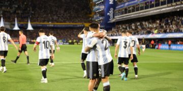 Con un golazo de Lautaro Martínez, Argentina le ganó a Perú en La Bombonera