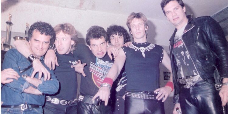 Con el grupo Riff en el club Juniors (año 1984).