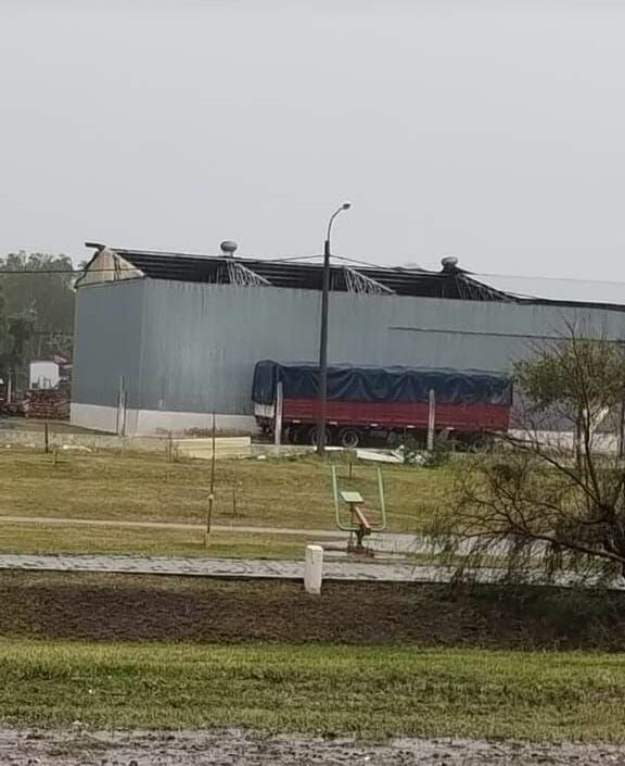 Tormenta en Ordoñez: la Provincia viajó a la zona para hacer relevamiento de daños