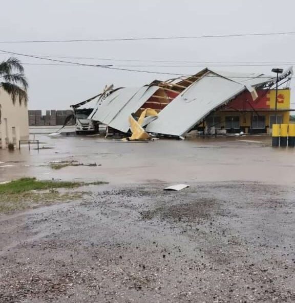 Tormenta en Ordoñez: la Provincia viajó a la zona para hacer relevamiento de daños