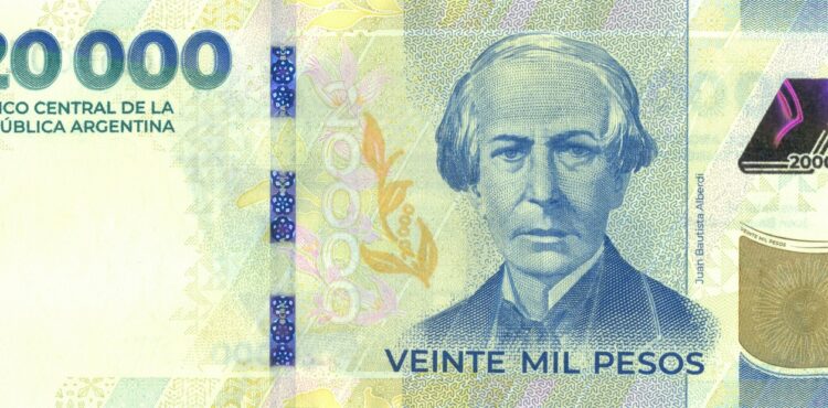 Nuevo billete de $20.000