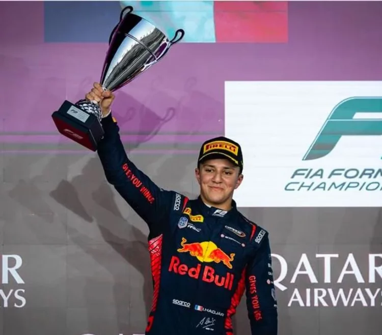 Hadjar, piloto junior del programa de Red Bull.