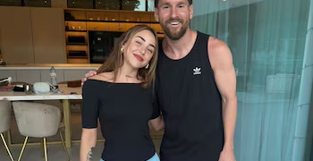 A pedido de Antonela, Messi recibió a Nicki Nicole en su casa de Rosario
