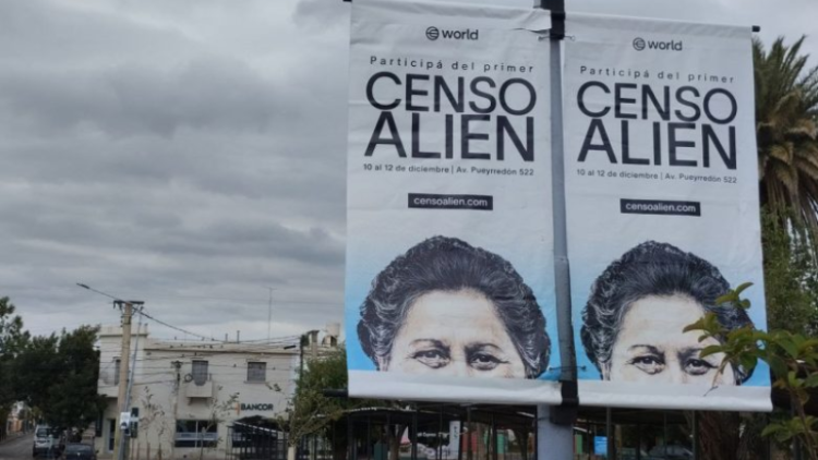 Una de los carteles ya instalados en Capilla Del Monte. Foto: CMDNoticias.