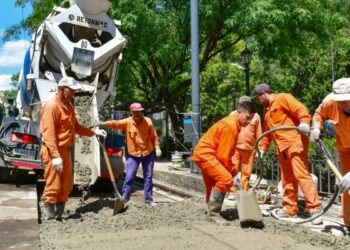 Ejecutan un nuevo plan de bacheo con 14 cuadrillas trabajando simultáneamente
