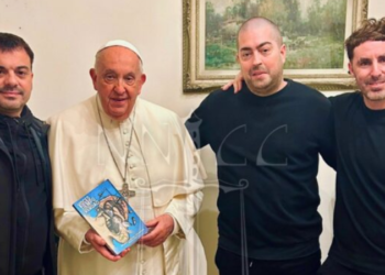 El Papa Francisco recibió en el Vaticano a “Pato” Fontanet, ex cantante de Callejeros