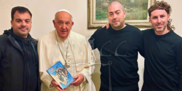 El Papa Francisco recibió en el Vaticano a “Pato” Fontanet, ex cantante de Callejeros