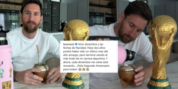 Messi a dos años de la Copa del Mundo: «¡Feliz Segundo Aniversario para todos!»