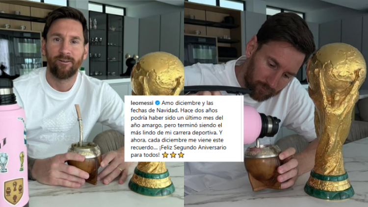 El posteo de @leomessi.