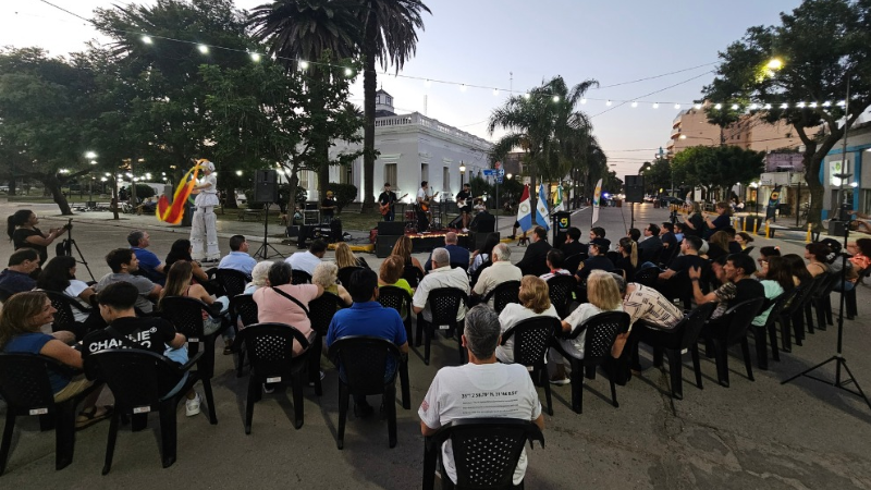 Oncativo inauguró la primera etapa de su Centro Comercial a Cielo Abierto