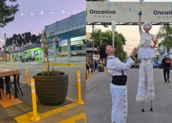 Oncativo inauguró la primera etapa de su Centro Comercial a Cielo Abierto