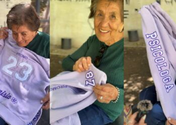 Dionisia Guzmán: se graduó de psicóloga a los 87 años y recibió su buzo de egresados de Follow Me
