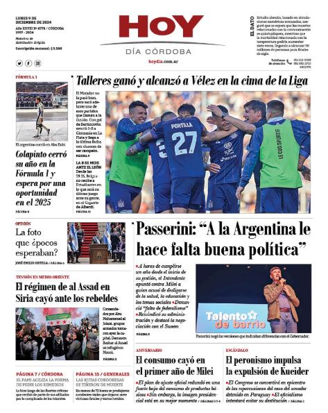Portada 09.12.2024 Portada 09.12.2024