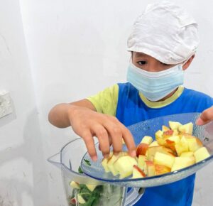 Estudiantes cordobeses crearon helados de clorofila con vegetales de su propia huerta