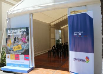 Dengue: instalan carpas sanitarias en el Tránsito Cáceres y en el Rawson