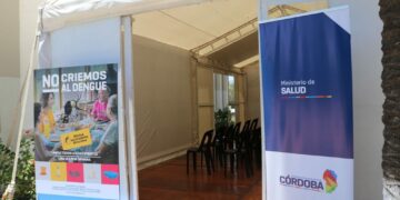 Dengue: instalan carpas sanitarias en el Tránsito Cáceres y en el Rawson