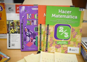Las escuelas recibieron durante el año más de 81 mil libros de Lengua y Matemática