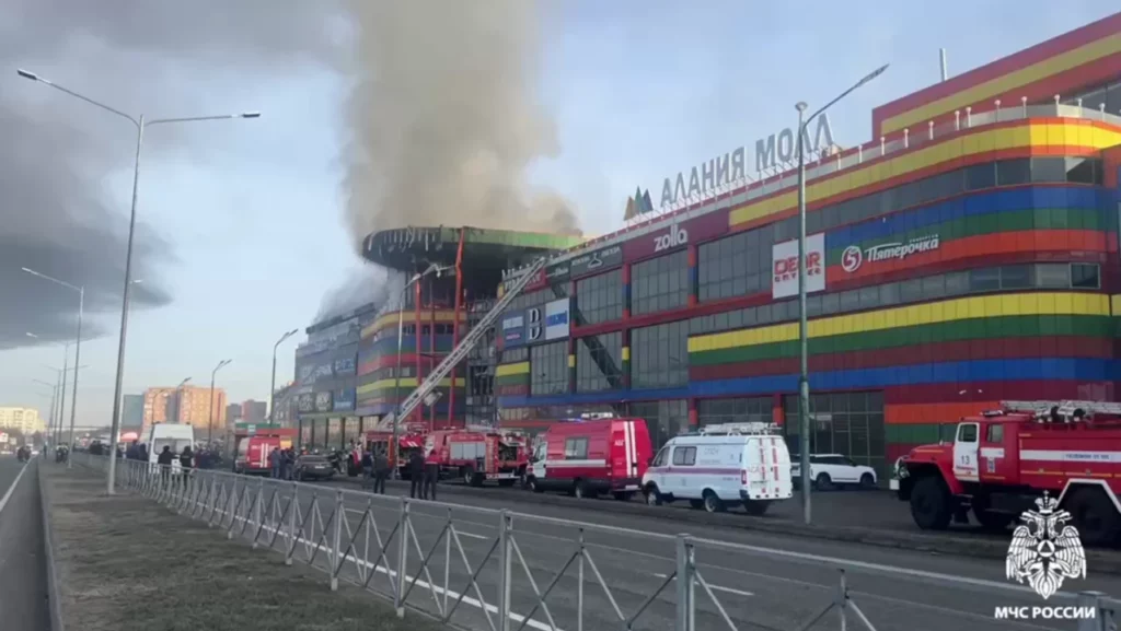 Rusia acusó a Ucrania de causar un incendio lanzando un dron