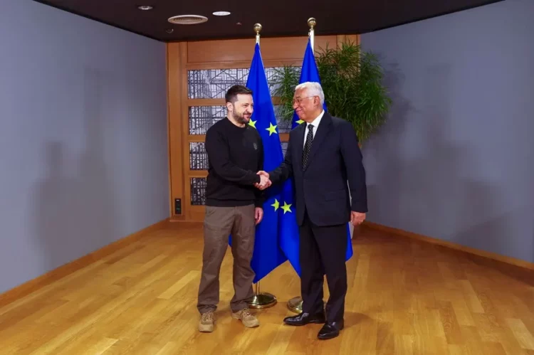 Costa, presidente del Consejo Europeo, habla con Volodimir Zelenski.