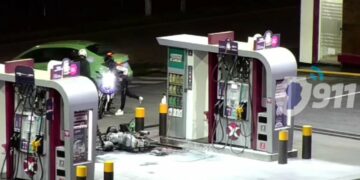 Una mujer sufrió quemaduras tras incendiarse un bidón de nafta en una estación de servicio