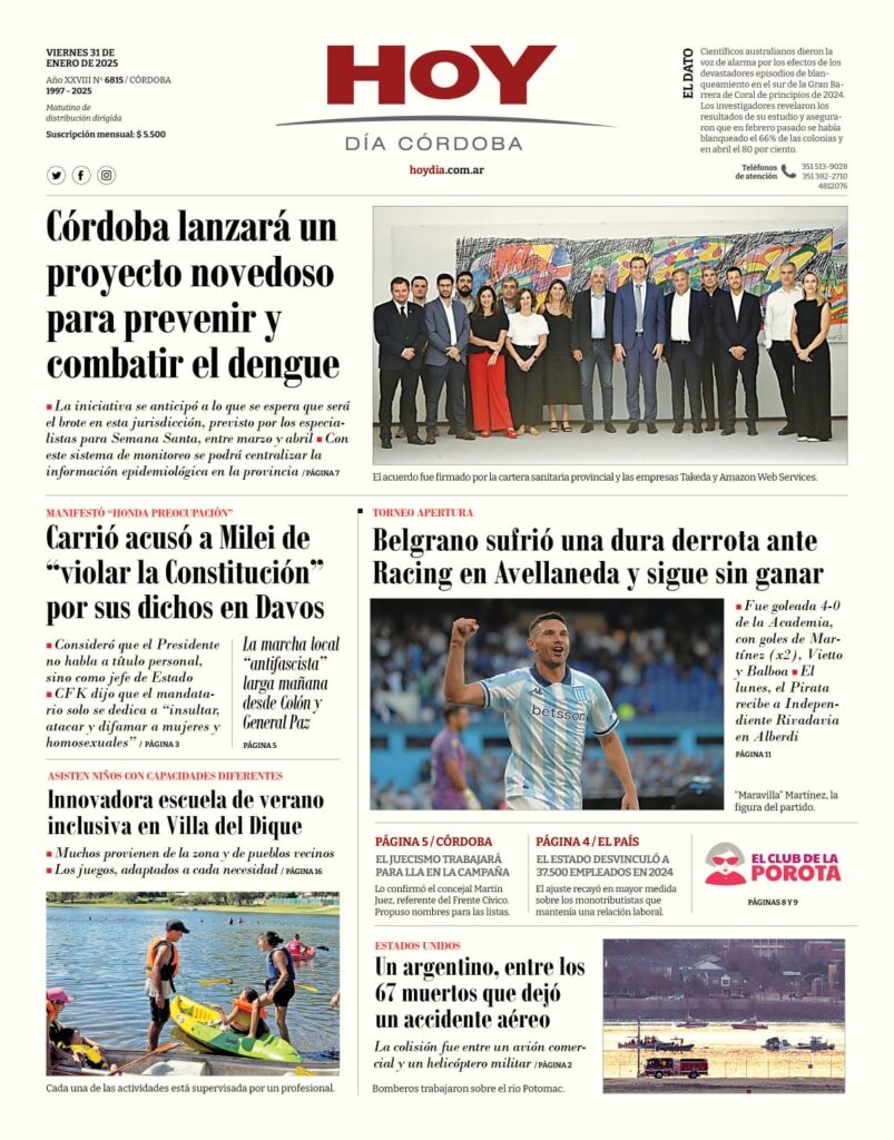 Tapa del día 31.01.2025