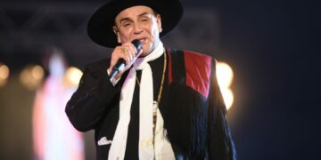 El Chaqueño Palavecino, Natalia Pastorutti y Juan Fuentes en la séptima luna coscoína