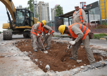Corte total en Sagrada Familia por la construcción de un desagüe pluvial