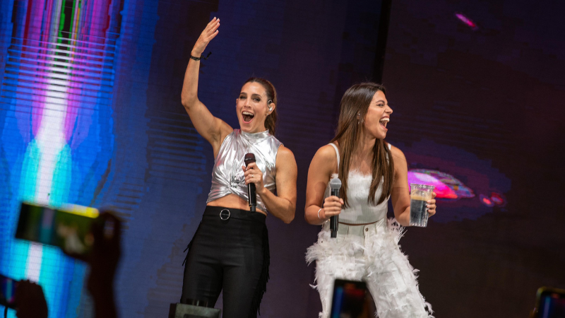 Encuentro explosivo: Soledad Pastorutti y Eugenia Quevedo encendieron el Festival de Jesús María