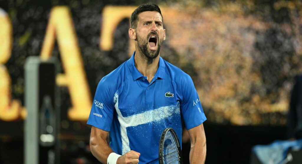 Djokovic venció a Alcaraz y avanzó a semifinales del Abierto de Australia