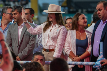 Victoria Villarruel reapareció en el Festival de Jesús María: «Acá soy cordobesa»