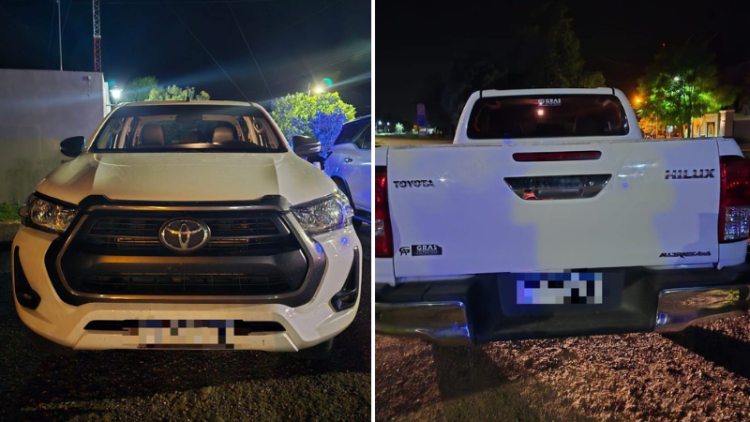 Las camionetas buscadas por la justicia. Fotos: Policía de Córdoba.