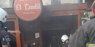 Se incendió la histórica lomitería «El Candil» de Avenida Colón