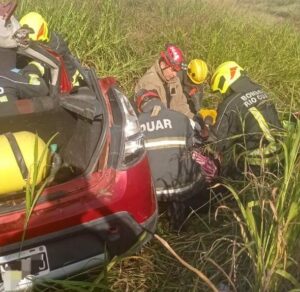 Tres personas resultaron heridas en un accidente vial en Río Cuarto