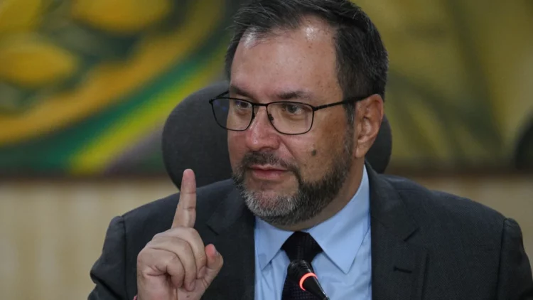 El ministro de Exteriores de Venezuela, Yván Gil.