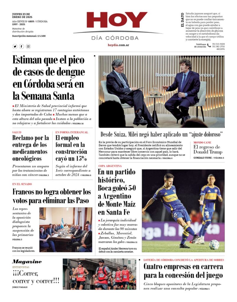Portada 23.01.2025 Portada 23.01.2025