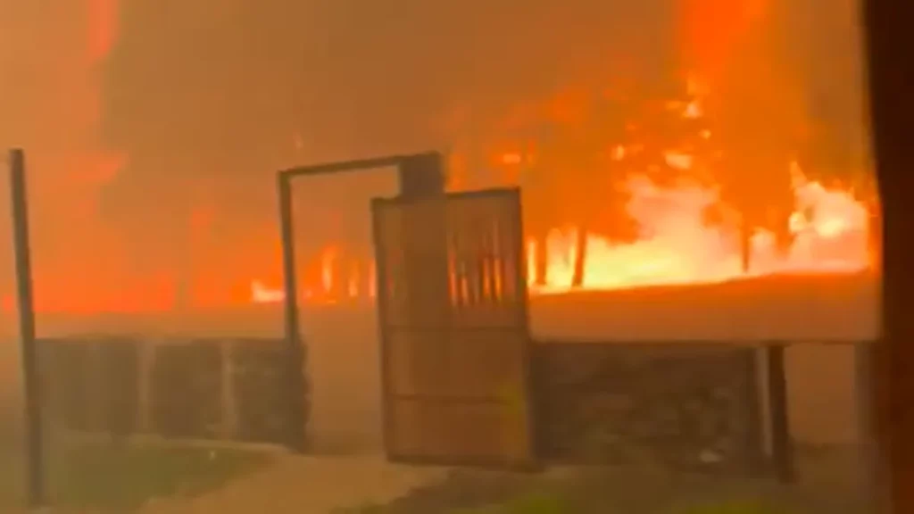 No es Los Ángeles, es la Patagonia argentina, y se está incendiando