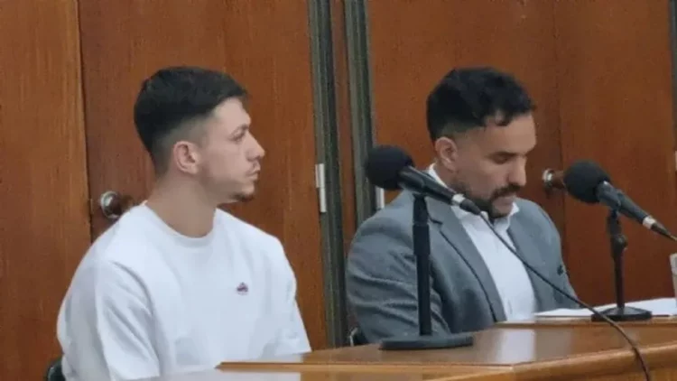 Garro, en la audiencia preliminar tras el accidente fatal en La Pampa.