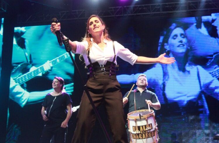 Soledad Pastorutti en la pasada edición del festival de Jesús María.