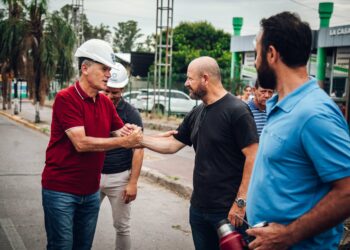 Avanzan con la obra de desagüe para avenida Sagrada Familia