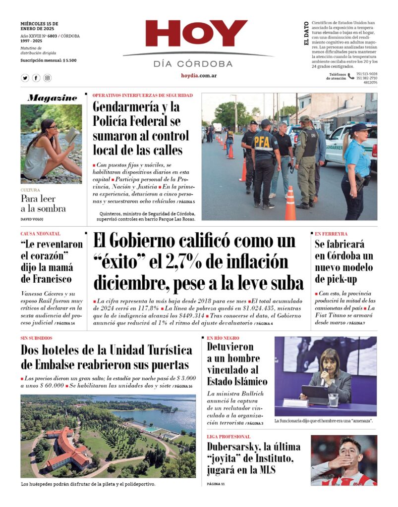 Portada 15.01.2025 Portada 15.01.2025